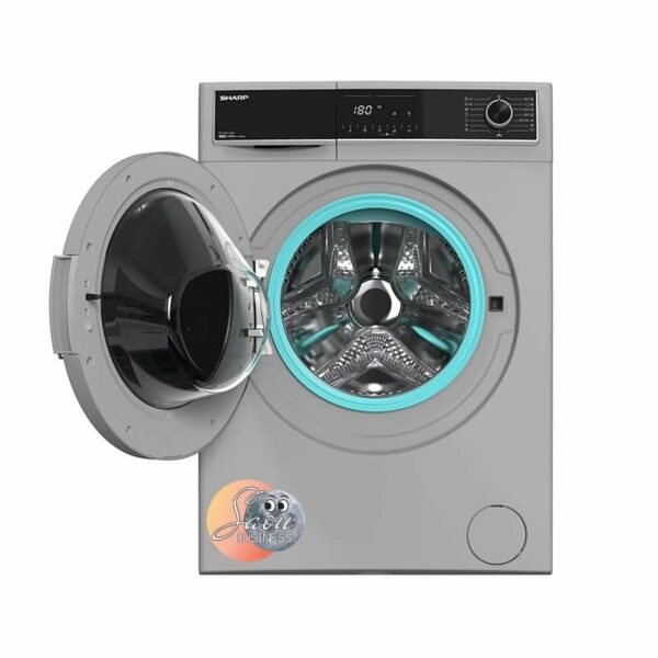 Machine à Laver Sharp 10.5KG/7KG Séchage Gris/Noir PLASMACLUSTER Technology