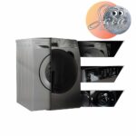 Machine à LAVER6 Sharp 10.5KG K-Pro Inverter GRIS/NOIR Premium Model ES-FS1054KJZ-G – Image 3