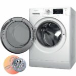 Machine à Laver Whirlpool 10KG/7KG Séchage Blanc FFWDD107625WBS – Image 4