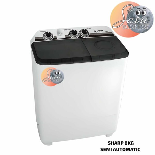 MACHINE A LAVER SHARP 8KG SEMI AUTOMATIC BLANC ES-T85A-Z
