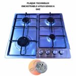 PLAQUE TECHNOLUX ENCASTRABLE 4FEUX 60X60 A GAZ IATCX6BH4GX