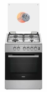 Cuisinière 4 Feux Haier  60X60 Gris Noir