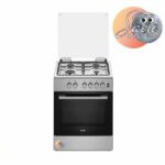 Cuisinière 4 Feux Haier  60X60 Gris Noir – Image 2