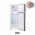 REFRIGERATEUR ROCH 2PORTES NOFROST SILVER RFR325DTI – Image 2