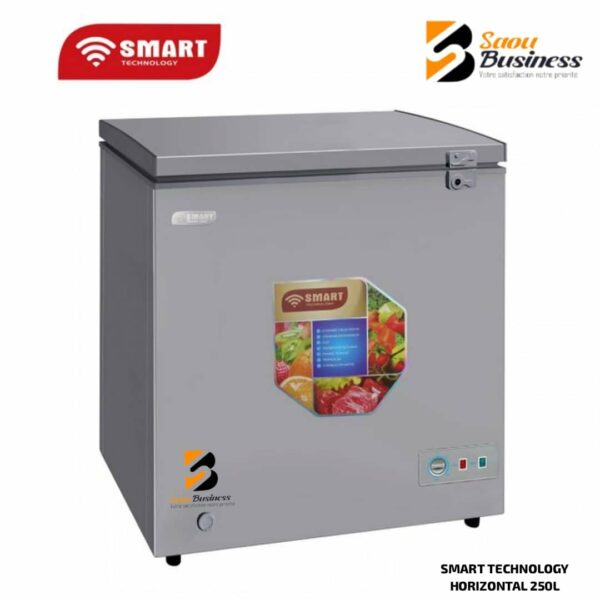 CONGELATEUR SMART TECHNOLOGY
HORIZONTAL 250L SILVER STCC-255