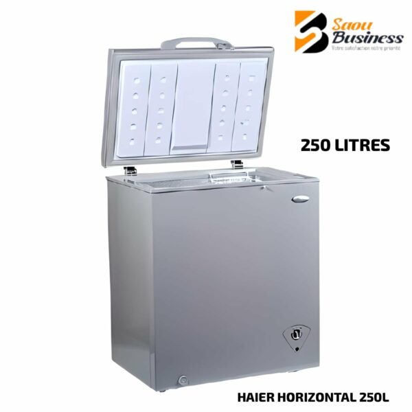 CONGELATEUR HAIER HORIZONTAL 250L SILVER HCF208