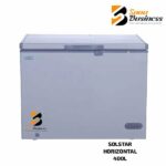 CONGELATEUR SOLSTAR HORIZONTAL 400 LITRES SILVER CF400