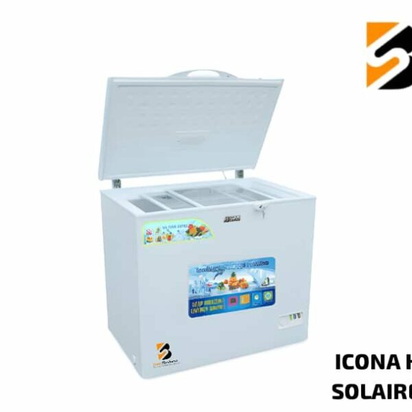 CONGELATEUR ICONA HORIZONTAL SOLAIRE 160L BLANC ILSCF230