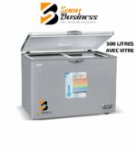 CONGELATEUR SMART TECHNOLOGY HORIZONTAL 550 LITRES AVEC VITRE SILVER – Image 2