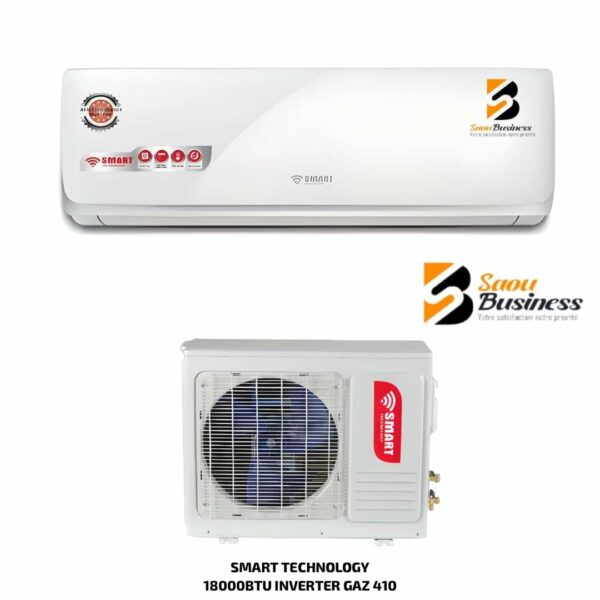 SPLIT SMART TECHNOLOGY 18000BTU INVERTER GAZ 410 MATRIX STS-18