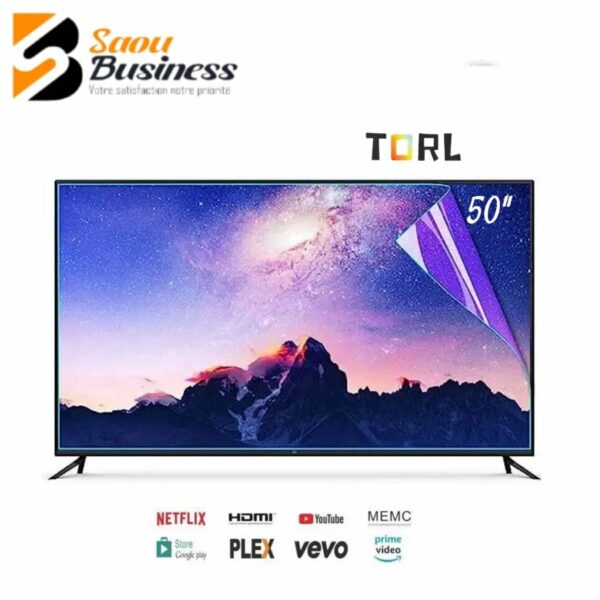 TELEVISEUR TORL 50 ANDROID SMART TV ANTI CASSE SECAM DVB-T2