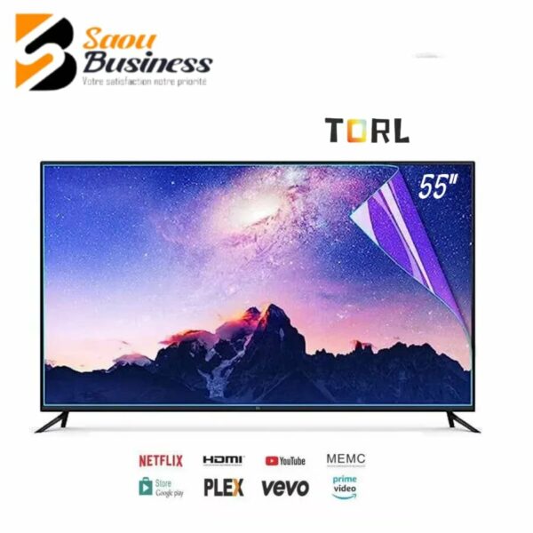 TELEVISEUR TORL 55 ANDROID SMART TV ANTI CASSE DVB-T2