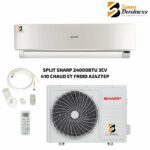 Split SHARP 24000BTU 3CV 410 Chaud Et Froid A24ZTEP