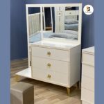 CHAMBRE A COUCHER ARMOIRE 6BATTANTS BLANC CEMO – Image 2