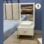 CHAMBRE A COUCHER ARMOIRE 6BATTANTS BLANC CEMO – Image 4