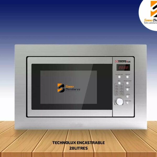 MICRO ONDE TECHNOLUX ENCASTRABLE 28LITRES INOX MOS 28TEC