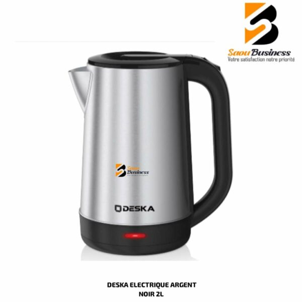 Bouilloire DESKA Électrique Argenté NOIR BO-0303-XB