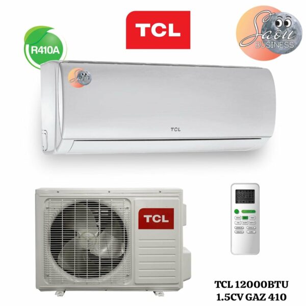 Split TCL 12000BTU 1.5CV Gaz 410