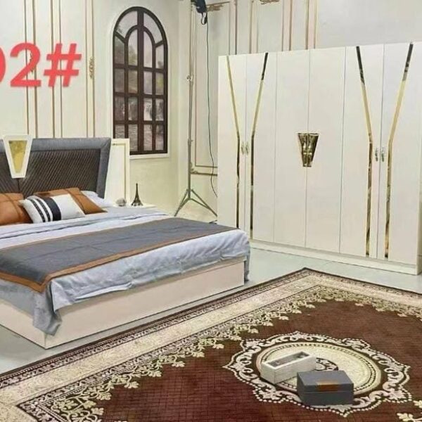Chambre à Coucher 6BATTANTS 4PIECES BLANC FO02