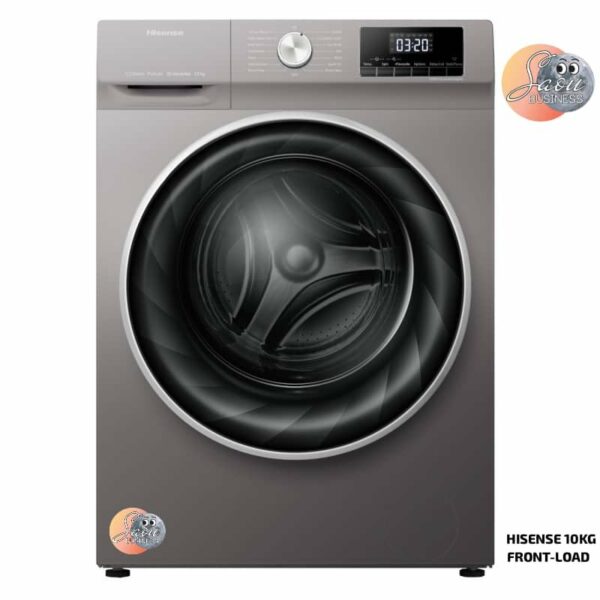 Machine à Laver HISENSE 10KG FRONT-LOAD SILVER WF3Q1043BT