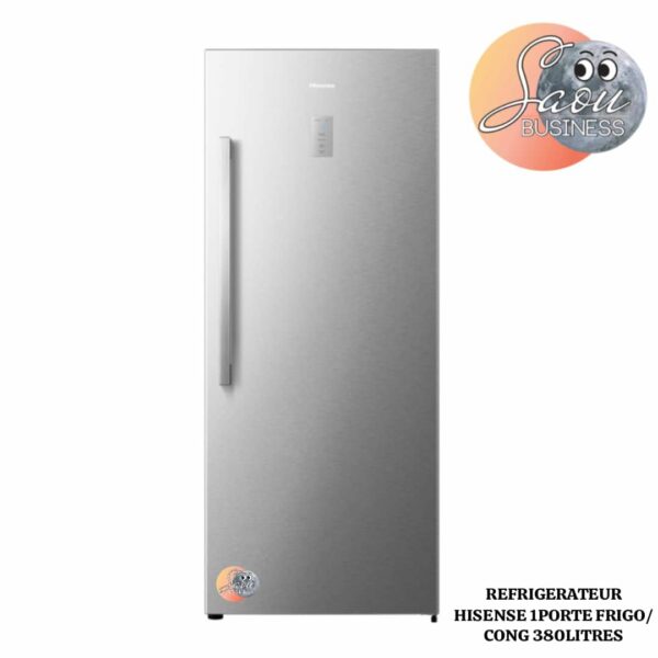 Réfrigérateur Hisense 1PORTE FRIGO/CONG 380LITRES SILVER RS-60WC