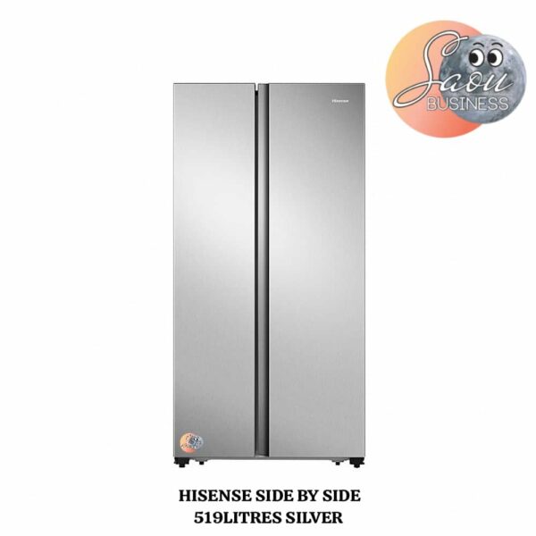 Réfrigérateur Hisense Side By Side 519LITRES Silver RC-67WC4SB