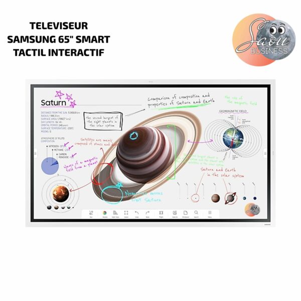 Téléviseur Samsung 65" Smart Tactil Interactif LH65WMBWBGCXEN