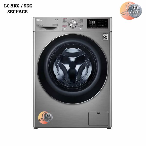 Machine a Laver Lg 8KG / 5KG Séchage Gris F2V5PG2T