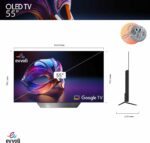 Téléviseur Evvoli 55" Oled Smart Google TV 55EV9-OLED – Image 2