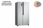 Réfrigérateur LG SIDE BY SIDE 2PORTES 519LITRES GRIS GCFB507PQAM