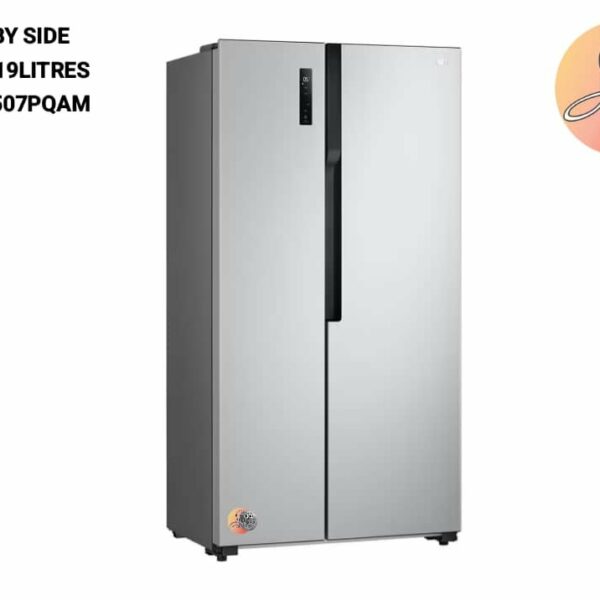 Réfrigérateur LG SIDE BY SIDE 2PORTES 519LITRES GRIS GCFB507PQAM
