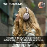 Casque Sans Fil SONY A Réduire De Bruit Gris WH1000XM5 – Image 6