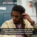 CASQUE SANS FIL SONY A REDUIRE DE BRUIT NOIR WH1000XM5 – Image 5