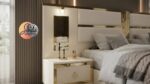 Chambre à Coucher Armoire 6Battants 5Pièces Beige Lucie (3445) – Image 2