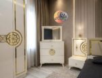 Chambre à Coucher Armoire 6Battants 5Pièces Beige Natalya (3444) – Image 3
