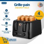 GRILLE PAIN ENDURO 1400W NOIR TT4SLB – Image 2