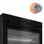 CUISINIERE BEKO 5FEUX 90X60 A GAZ NOIR BGGR11225GB – Image 4