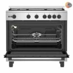 CUISINIERE BEKO 5FEUX 90X60 A GAZ INOX BGGR11125GX – Image 2