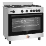 CUISINIERE BEKO 5FEUX 90X60 A GAZ INOX BGGR11125GX – Image 3