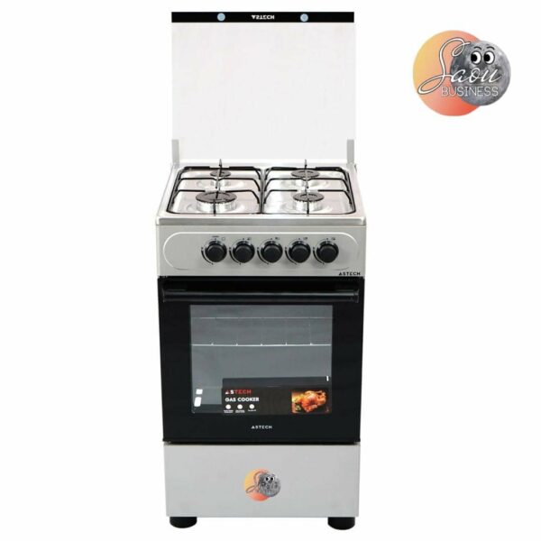 CUISINIERE ASTECH 4FEUX 50X50 A GAZ GRIS CSL50DAS1