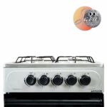 CUISINIERE ASTECH 4FEUX 50X50 A GAZ GRIS CSL50DAS1 – Image 5