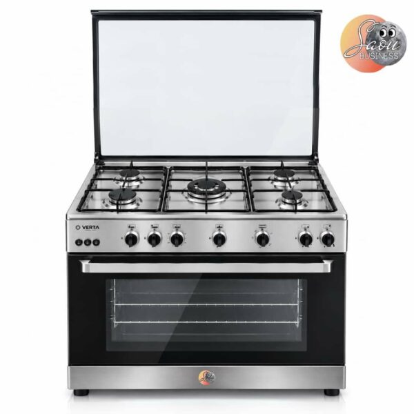CUISINIERE VERTA 5FEUX 90X60 A GAZ GRIS 95NAGCFM
