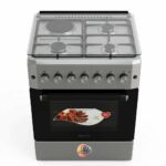 CUISINIERE ELACTRON 4FEUX 60X60 3FEUX A GAZ 1FEUX ELECTRIQUE EL6031 – Image 3