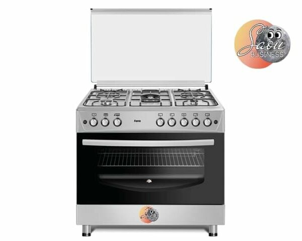 CUISINIERE FERRE 5FEUX 90X60 A GAZ GRIS F9P50G2DI