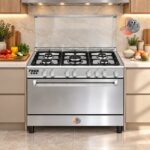 CUISINIERE FINIX 5FEUX 90X60 INOX G95NDM (62V12T2G1X) – Image 4