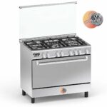 CUISINIERE FINIX 5FEUX 90X60 INOX G95NDM (62V12T2G1X)
