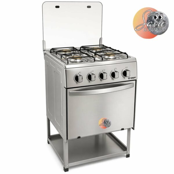 CUISINIERE SMART TECHNOLOGY 4FEUX 50X50 INOX STC5050PA