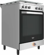 CUISINIERE HOTPOINT 4FEUX A GAZ 60X60 FOUR A GAZ GRIS HS67G2PMX/IT/1 – Image 6