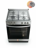 CUISINIERE INDESIT 4FEUX A GAZ 60X60 FOUR A GAZ GRIS IS67G1PCX/MEA – Image 2