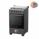 CUISINIERE MIDEA 4FEUX 50X55 NOIR SP5055T082BG